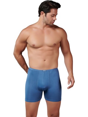 Gümüş 8007 3'lü Bambu Ince Bel Elastan Boxer