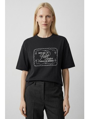 Rays 7879 Nakışlı Tişört Siyah