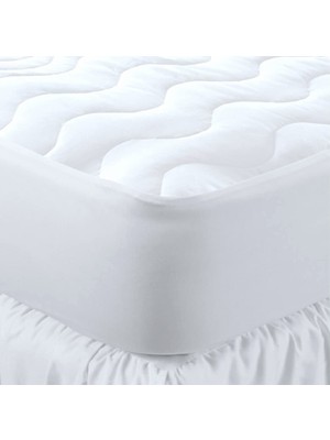Hype Store Ave Home Kapitone Fitted Su Sıvı Geçirmez Yatak Koruyucu Alez, Beyaz, 80X180CM