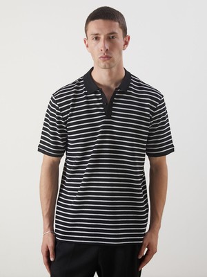 Lc Waikiki Yeni Sezon Polo Yaka Çizgili Erkek Tişört