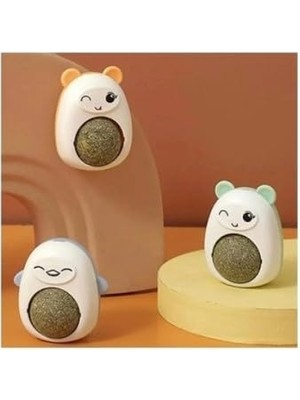 Hype Store Kedi Otu Topu Oyuncağı, Sevimli Hayvan Tasarımı, 46MM x 60MM,