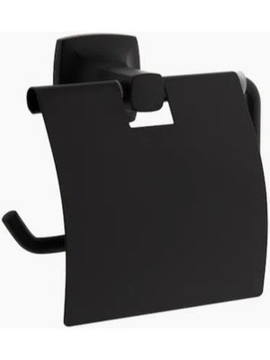 Hype Store Vitra Base 400 A4412336 Tuvalet Kağıtlığı, Mat Siyah