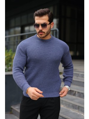 İlk El Grup Ieg™ Erkek Bisiklet Yaka Örme Kazak