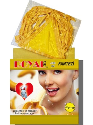 İlk El Grup Ieg™ Fantezi Tüketilebilen Yenilebilir Muz Aromalı Iç Çamaşırı Takımı