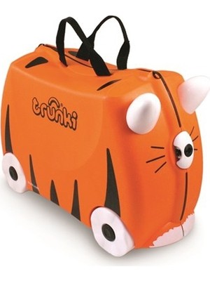 Trunki Kaplan Tipi Çocuk Bavulu Eğlenceli Seyahat İçin 18 Litre Kapasite