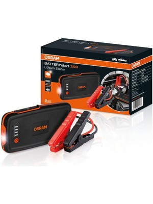 OSRAM 12V AKÜ TAKVİYE CİHAZI (500A) (POWERBANK) (LED IŞIK)