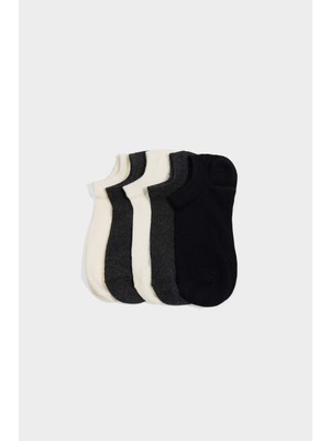 DeFacto Erkek 5'li Pamuklu Sneaker Çorap G2092AXNS