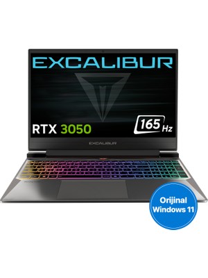 Casper Excalibur G870 i7-13620H 32GB 1TB 6GB RTX3050 165HZ 15.6" Windows 11 Home Taşınabilir Bilgisayar G870.1362-DFJ0A-C