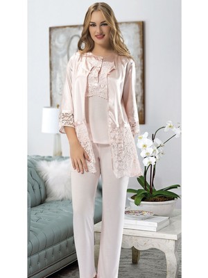 İlk El Grup Ieg™ Pudra Penye Pijama Takımı - 1417