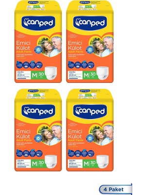 Canped Emici Külot 120 Adet Orta Medium Hasta Bezi