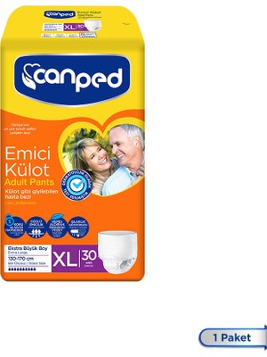 Canped 30'lu Emici Külot XL Beden ile Kadın ve Erkek Kullanıcılar İçin Tasarlandı