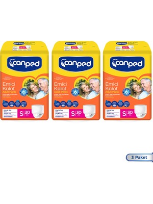 Canped Küçük Boy Emici Külot 50-90 cm 90 Adet Kadınlar İçin Yumuşak ve Nefes Alan Tasarım