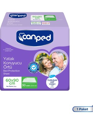Canped Yatak Koruyucu Örtü (60x90 cm) 30 Adet