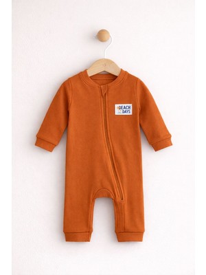 For My Baby Fermuarlı Bebek Tulum