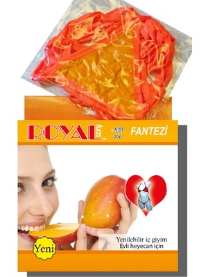 İlk El Grup Ieg™ Fantezi Tüketilebilen Yenilebilir Mango Aromalı Iç Çamaşırı Takımı