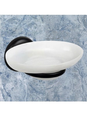 Hype Store BADEM10 Sabunluk Katı Sabunluk Yapışkanlı El Sabunluğu Siyah