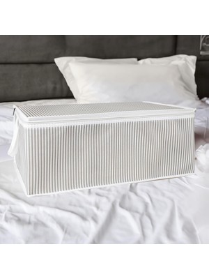 Hype Store Pazar Kapısı Baza Altı Düzenleyici Kumaş Hurç (50 x 30 x 20) (5 Adet Gri)