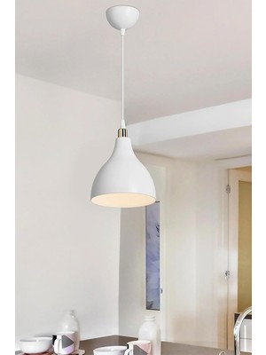 Hype Store Ag Lightdesign Beyaz Sarkıt Avize Yatak Odası Salon Mutfak Koridor Lamba 18 AGNM94