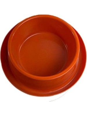 Hype Store Plastik Kedi-Köpek Mama ve Su Kabı 400 ml Turuncu
