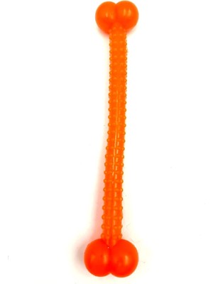 Hype Store Tasma Market 30CM Diş Kaşıma Tartar Temizleme Kemik Köpek Oyuncağı Turuncu