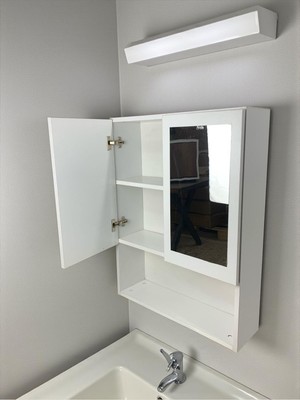 Mobilyacın Iki Kapaklı Aynalı Banyo Dolabı