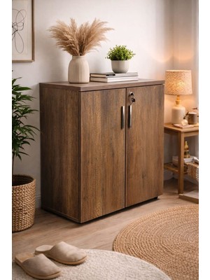 Mobilyacın 2 Kapaklı Çok Amaçlı Dolap - Dosya Dolabı