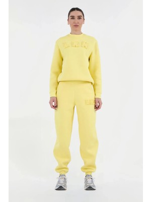 Lrn Oversize Eşofman Üstü - Sarı