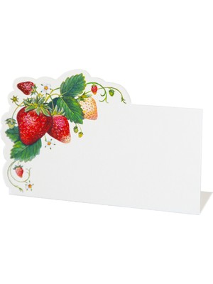 Hester & Cook Strawberries Place Card - Pack Of 12
