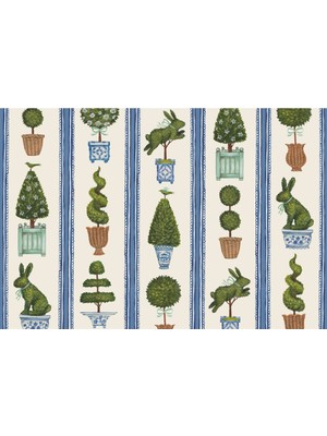 Hester & Cook Spring Topiary Placemat - Pad Of 20 Sheets