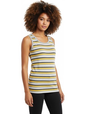 İlk El Grup Ieg™ Berrak Çizgili Bayan Atlet 8008