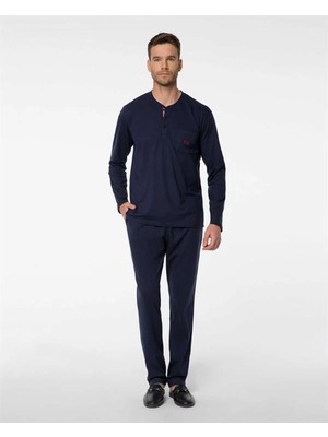 İlk El Grup Ieg™ Pijalux Uzun Kollu  Erkek  Pijaması 2053