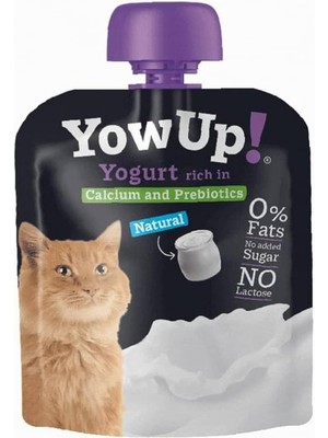 Hype Store Yowup Kalsiyum ve Prebiotikli Laktozsuz Kedi Yoğurdu 85 gr