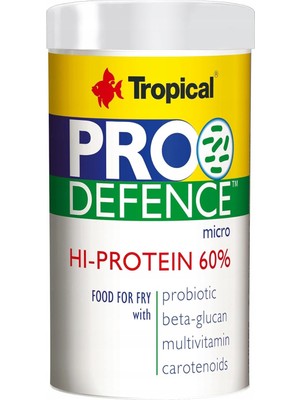 Hype Store Tropical Pro Defence Micro Prebiyotik Katkılı Yavru Balık Yemi 100 ml 60GR