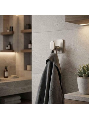 System 2327 Yapışkanlı Askı Saten Renk 45MM (AS2327 0045 Nb-Nbm)