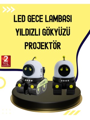 İlk El Grup Ieg™ Otomatik Döner Slaytlı Üç Parlaklık Ayarlı Projektör Lamba