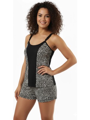 İlk El Grup Ieg™ Şahinler Bayan Leopar Şortlu Takımı B159