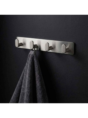 System 2327 Yapışkanlı Askı Nikel Saten Renk 255MM (AS2327 0255 Nb-Nbm)