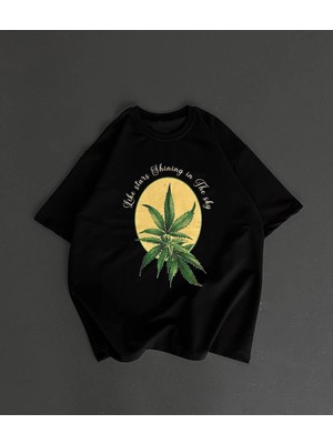 İlk El Grup Ieg™ Ön ve Arka Baskılı Oversize Bisiklet Yaka T-Shirt- Siyah