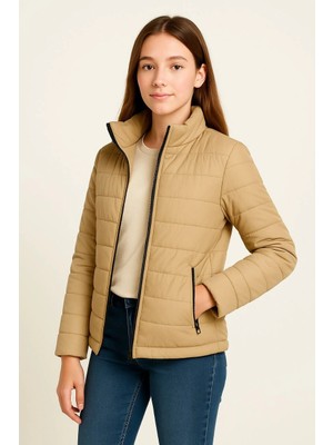 İlk El Grup Ieg™ Şişme Mont Hafif ve Sıcak Tutucu Kışlık Fermuarlı Su Itici Rahat Günlük Mont Kapü�