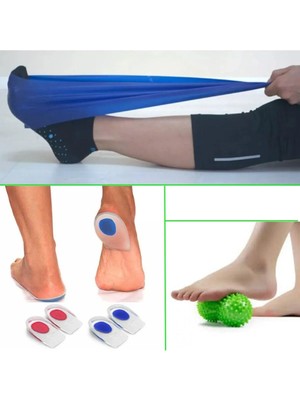 Özgürce Yumuşak Silikon Topuk Masaj Topu, Rahatlatıcı ve Egzersiz Aleti