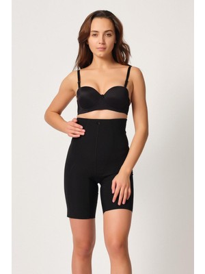 İlk El Grup Ieg™ Siyah Mı Emay 2814 Double Yüksek Bel Boxer Lazer Korse