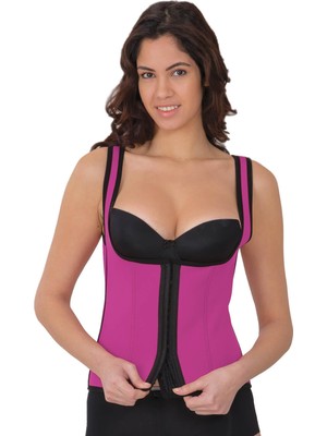 İlk El Grup Ieg™ Pembe Mı 9173 Agraflı Göğsü Açık Atlet Korse