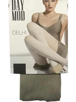 İlk El Grup Ieg™ Daymod Kadın Delhi File Desenli Külotlu Çorap