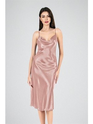 İlk El Grup Ieg™  Uzun Gecelik Degaje Vizon