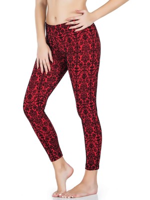 İlk El Grup Ieg™ Derya Kurşun Varak Desenli Kadın Tayt 457