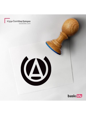 Baskı Life Kişiye Özel Kitap Damgası Kitap Mührü Kaşe Kitap Mühür Özel Damga 117