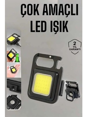 Epilons Kamp Işığı Çok Fonksiyonlu Taşınabilir Anahtarlık Kapak Açma Manyetik Özelliği