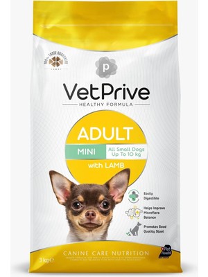 Hype Store Vetprive Dog Adult Mini With Lamb 3 kg
