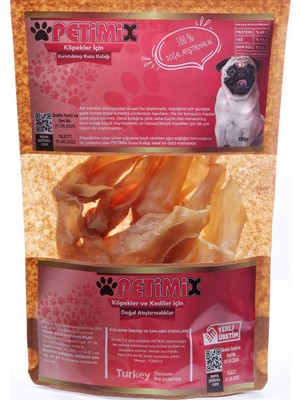 Hype Store Kuzu Kulakları Çiğneme Kemikleri Köpek Ödül Maması 100G