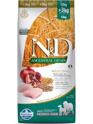 Hype Store N&d Ancestral Selection Tavuk & Nar Yetişkin Medium Maxi Köpek Maması
